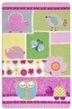 Covor Patchwork - Pink, Confetti, 100x150 cm, poliamida, multicolor