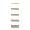 Biblioteca, Line Kenya, Bizzotto, 40x30x131 cm, MDF melaminat