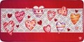 Covor pentru bucatarie, Olivio Tappeti, Carpet Queen 2, Love, 55 x 230 cm, 80% bumbac, 20% poliester, multicolor