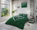 Lenjerie de pat dubla Home Green, Royal Textile, 3 piese, 200 x 220 cm, 100% bumbac flanel, multicolor