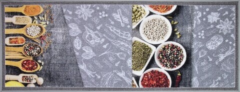 Covor pentru bucatarie, Olivio Tappeti, New Smile Modern, Spice, 50 x 100 cm, nylon, multicolor