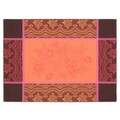 Set 6 suporturi pentru farfurie Malta, Decomex, 33x45 cm, 53% bumbac si 47% poliester, bordo