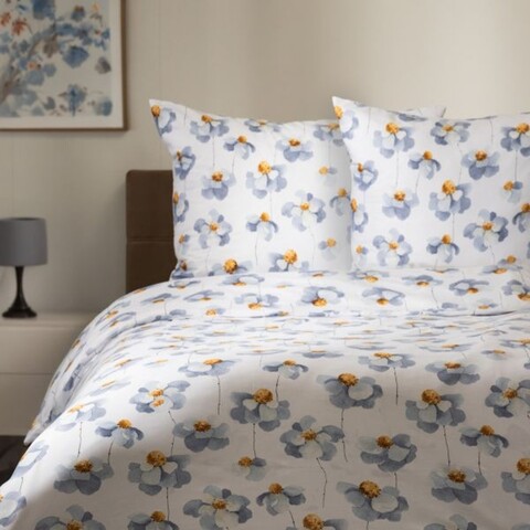 Lenjerie de pat King Size, Reita, Homla, 3 piese, 200x220 cm, microfibra din poliester, multicolor