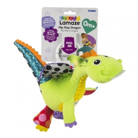 Jucarie lamaze Dragonul cu aripi magice, multicolor