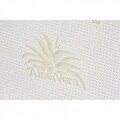 Topper saltea Aloe Vera Therapy Memory Arctic Gel 7 zone de confort, 80x200 cm, H 5 cm