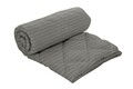 Pilota Alcam Damasc Grey 140x200 cm, umplutura cu bambus, 300 g/mp