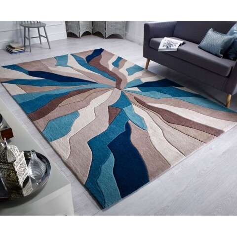 Covor Infinite Splinter Teal 160X220 cm