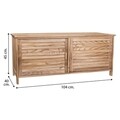 Bufet inferior Hannah Baked, Creaciones Meng, 104x40x45 cm, lemn de paulownia