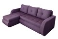 Coltar extensibil reversibil Siena Lux Purple 243x141x81 cm cu lada de depozitare