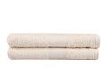 Set 2 prosoape de maini, Beverly Hills Polo Club, Cream  Clared Red, 50 x 100 cm, 100% bumbac