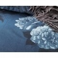 Lenjerie de pat dubla Blue Morning - Primavera Deluxe, Royal Textile, 3 piese, 240 x 260 cm, 100% bumbac, multicolor