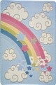 Covor Rainbow - Blue, Confetti, 100x150 cm, poliamida, multicolor