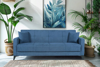 215x82 cm, Albastru navy
