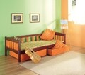 Pat pentru camera copilului Zuzanna, Meblobed, cu 2 sertare, 80x180 cm, lemn de pin