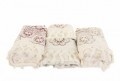 Set 4 prosoape de baie Marcelo 2, Saheser, 2 x 50 x 90 cm si 2 x 70 x 140 cm, 100% bumbac, multicolore