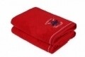 Set 2 prosoape de baie, Beverly Hills Polo Club, 70x140 cm, 100% bumbac, rosu