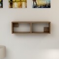 Raft pentru perete CARI1, Gauge Concept, 75x18x20 cm, aluna
