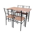 Set dining/bucatarie Bedora Noma, masa cu 4 scaune, 110x70x75 cm
