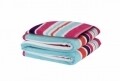 Prosop de plaja Stripe, Heinner, 70 x 140 cm, 80% bumbac/ 20% poliester, multicolor