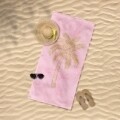Prosop de plaja Palm Tree, Aglika, 80 x 160 cm, 50% bumbac/ 50% poliester, multicolor
