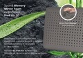 Perna Aloe Vera Memory Carbune Bambus 40x60 cm