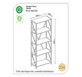 Biblioteca RF.004.004.123, Gauge Concept, 64x30x150 cm, PAL, alb