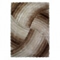 Covor Verge Furrow Natural, Flair Rugs, 160 x 230 cm, 100% poliester, maro