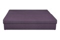 Canapea extensibila Alfi 192x80x77 cm cu lada de depozitare, Purple/Stripes