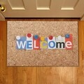 Covoras de intrare Welcome, Casberg, 38x58 cm, poliester, multicolor