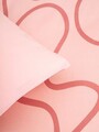 Lenjerie de pat dubla EC Fleur, Homla, 160x200 cm, 3 piese, microfibra din poliester, roz