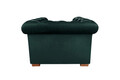 Fotoliu Oxford Chesterfield, 93x116x75 cm, Verde