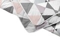 Pilota Alcam, Geometry Shape, microfibra matlasata, 140x200 cm, 250 gr/mp