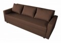 Canapea extensibila Firenze Dark Chocolate 218x85x85cm + lada de depozitare, maro