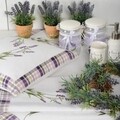 Traversa de masa, Lavender Love, Clayre & Eef, 40x120 cm, bumbac