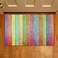 Covoras de intrare Rainbow, Casberg, 38x58 cm, poliester, multicolor