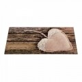 Covor rezistent Webtappeti Cuore 60 x 140 cm, maro