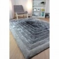 Covor Verge Ridge Black/Grey 160X230