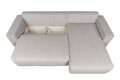 Coltar extensibil Verona Gri Reyat, 290x170x80 cm cu lada de depozitare