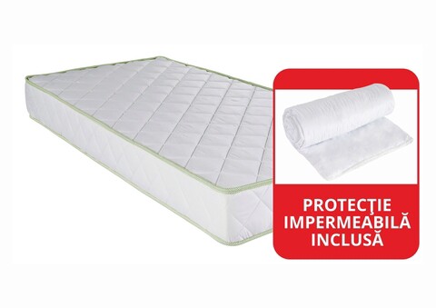 Saltea copii Green Future Premier, 60x120 cm, H 10 cm, ferma