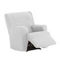 Husa fotoliu cu recliner elastica bi-stretch, Dorian, natural C/0