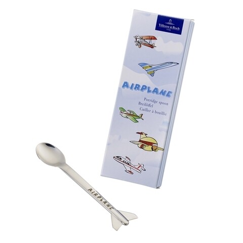 Lingurita pentru  copii, Villeroy & Boch, Porridge Spoon Airplane, inox 18/10