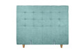 Pat matrimonial, Stockholm, Dots E, 140x200 cm, saltea tip Pocket, topper memory, Mint