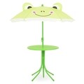 Set mobilier de gradina pentru copii, 4 piese, Frog, verde