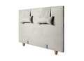 Pat matrimonial, Stockholm, Classic E, 180x200 cm, saltea tip Pocket, topper memory, Bej