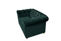 Fotoliu Oxford Chesterfield, 93x116x75 cm, Verde