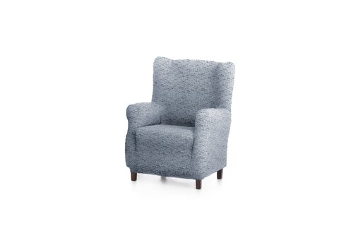 Husa fotoliu elastica bi-stretch, Candy, wing chair, albastru C/3
