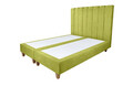 Pat matrimonial, Stockholm, Lines E, 160x200 cm, saltea tip Pocket, topper memory, Verde