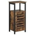 Comoda, Vasagle, 37 x 30 x 81 cm, fier/PAL, maro rustic