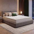 Saltea ortopedica Aloe Vera PLUS Dual Confort, 140x200x30cm, Memory 4 cm, 7 zone de confort, reversibila, fermitate medie