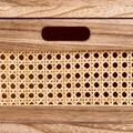 Comoda Mason Baked, Creaciones Meng, 35x29x91 cm, lemn de paulownia